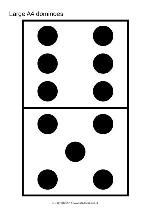 dominoes counting teaching resources  printables sparklebox