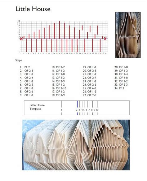 printable  book folding measurements