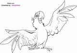 Coloring Pages Bird Rio Birds Angry Print Blue Printable Disney Chloe Tale Kids Printables Do High sketch template