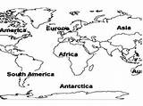 Continents Continent Getdrawings sketch template