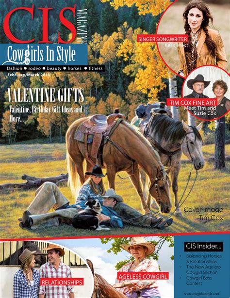 Cowgirls In Style February March 2018 Magazine