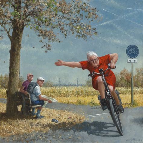 vrouw op fiets turbo art  illustration photo humour art fantaisiste    ride
