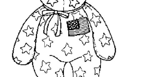 ty coloring pages coloring activity pages patriotic beanie baby