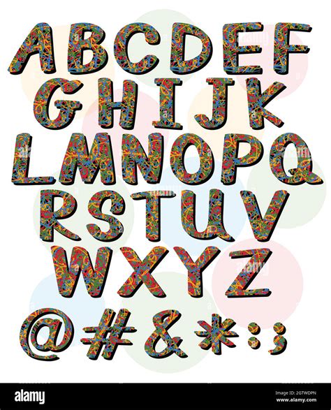 big letters   alphabet stock vector image art alamy
