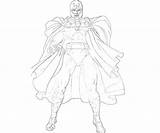 Magneto Supervillains sketch template