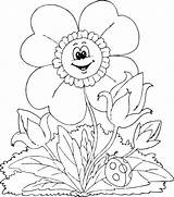 Coloring Pages Flower Spring Flowers Color Mothers Kids Mother Cartoon Para Colouring Dibujos Naturaleza Colorear Book Printable La Welcome Flores sketch template