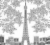 Paris sketch template