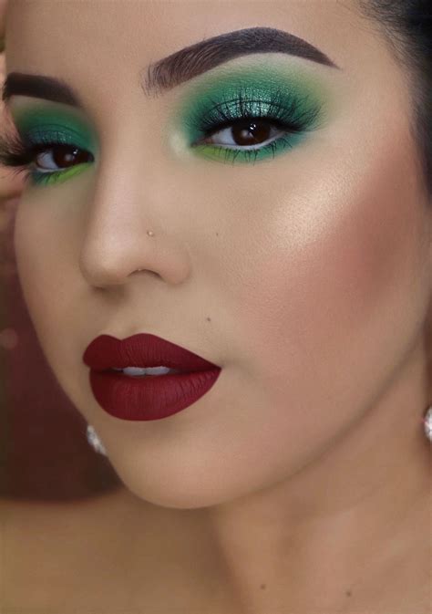 green makeup  maquillaje de ojos maquillaje piel