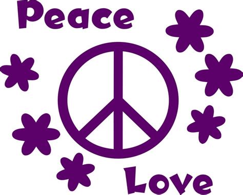 love peace with peace sign 12 x12 home living room picture art
