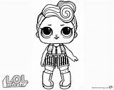 Lol Surprise Pages Coloring Doll Funky Qt Printable Series sketch template