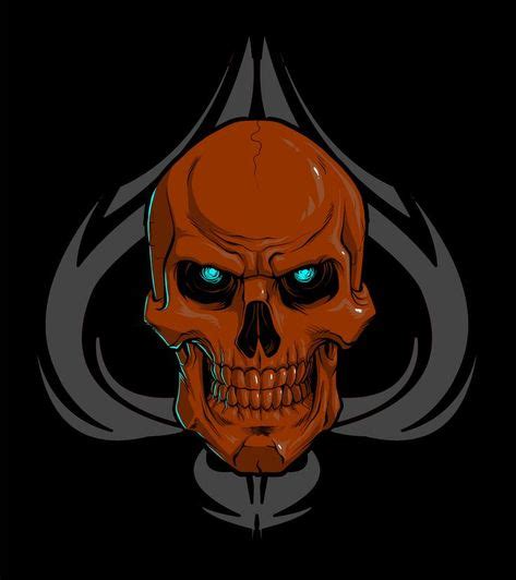 pin  covan  skulls skull skull bones dark wallpaper