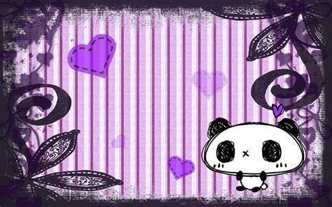 Cute Purple Panda Wallpapers Wallpaper Cave