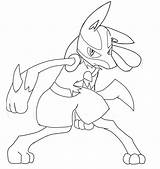 Coloring Pages Pokemon Lucario Avengers Mater Cars sketch template