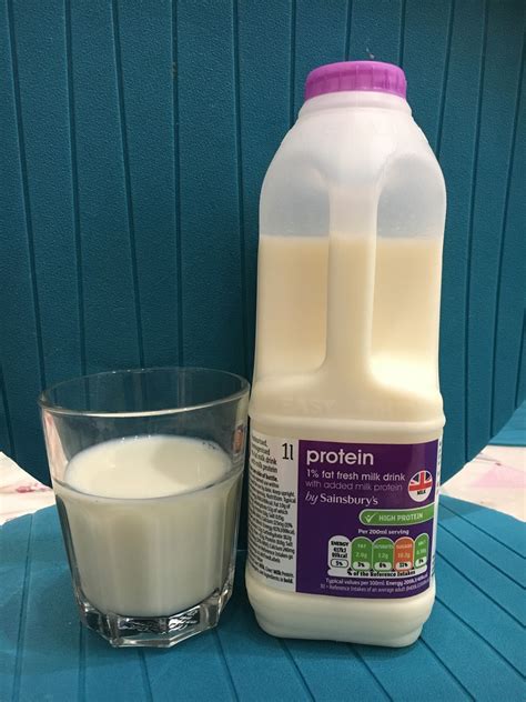 vegetarian experience sainsburys protein milk