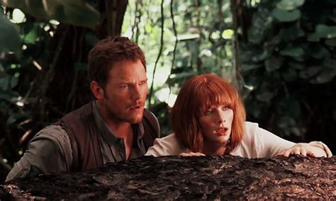 Chris Pratt And Bryce Dallas Howard As Owen Grady And Claire Dearing In