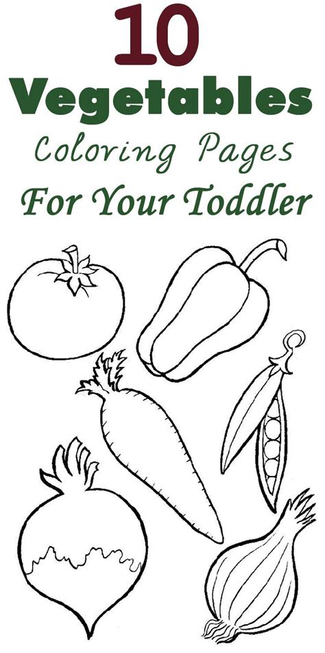 vegetables coloring pages   toddler  coloring sheets