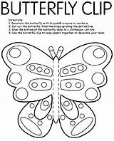 Crayola Coloring Pages Butterfly Clip Printable Color Print Printables Kids Clothespin Getcolorings Colour Wings Dotted Craft Crayons Template sketch template
