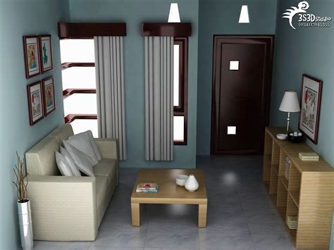 gambar desain interior ruang tamu rumah minimalis type  design