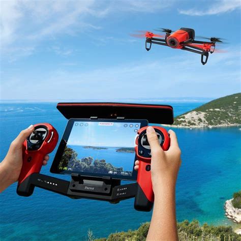 parrot bebop drone  controller  interesting      screen    middle