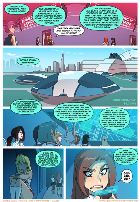 Swelling Invasion Issue 4 Page 22 By Monocle Hentai