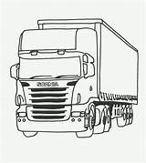 Camiones Camion Caminhoes Infantil Scania Medios Fichas Cabezas Compro Remolques Transporte Caminhão Kleurplaten Dibujosde Maestra Coloringcity sketch template