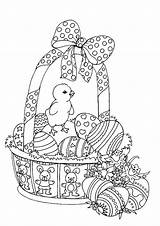 Easter Coloring Pages Adults Basket Adult Printable Kids Vintage Colouring Sheets Color Spring Print Chick Printables христос Bestcoloringpagesforkids Getcolorings Book sketch template