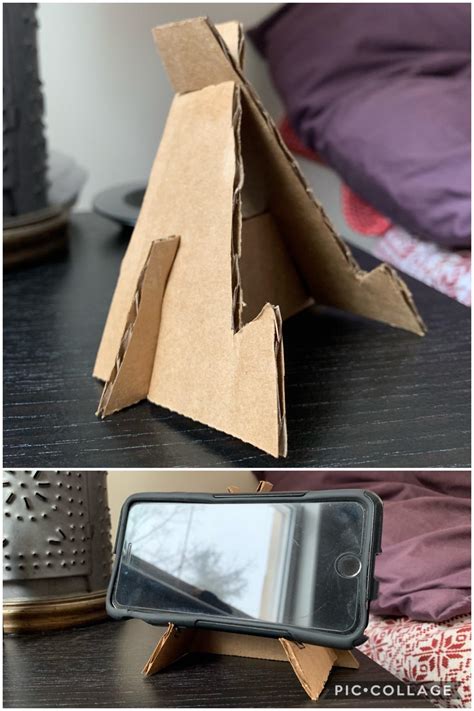 needed  phone stand       cardboard  perfect  solid  excited