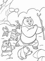 Panda Coloring Pages Pandas Printable Fu Kung Wonder sketch template