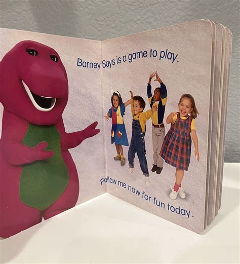 barney plays nose  toes  margie larsen  lyrick publishing board