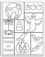 Halloween Coloring Pages Vintage Cute Crafts Background Collage Designs Binding Fabric Ll Use Has sketch template