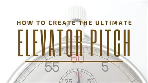 elevator pitch  examples  job seekers elevator pitch
