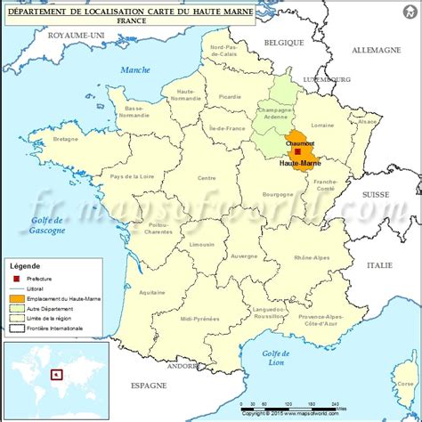 haute marne carte de localisation haute marne departement france