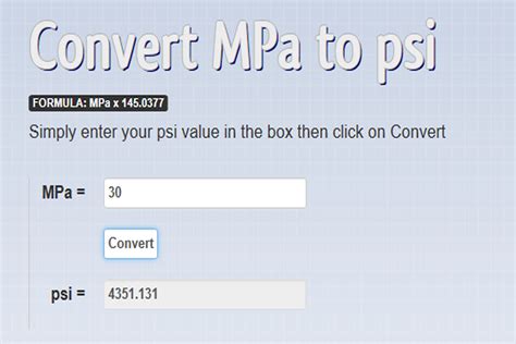 convert mpa  psi  steps  pictures wikihow