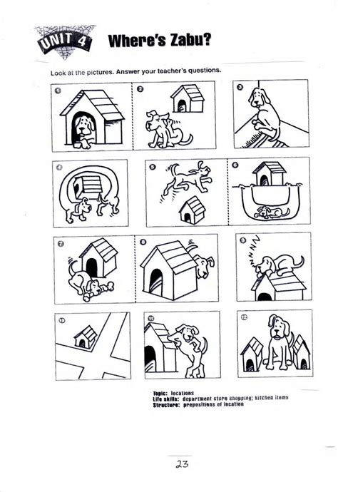 drawing prepositions worksheets  kindergarten kids printable math
