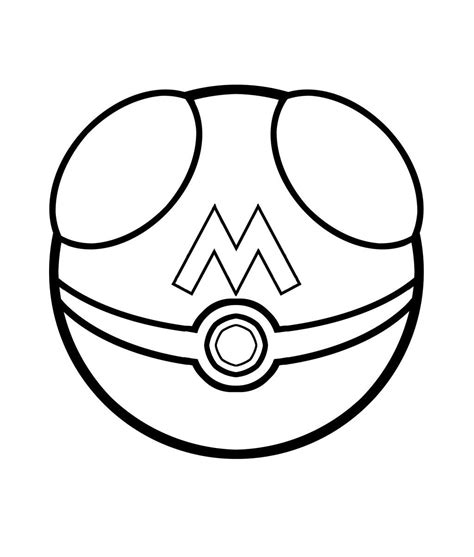 pokeball coloring pages coloring home