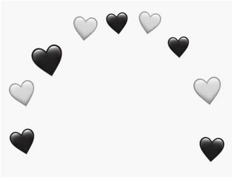 transparent white heart emoji png melanieausenegal