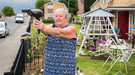 british grandma blows away speeding drivers with hair dryer radar gun
