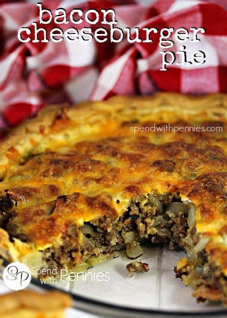 Bacon Cheeseburger Pie This Easy Cheesy Recipe Is One