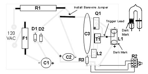 build adjustable strobe light circuit diagram