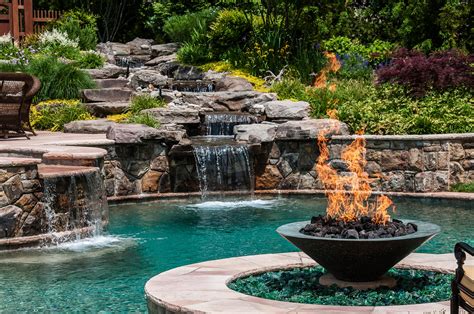 custom pools  spas mchale landscape design
