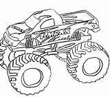 Monster Coloring Pages Mutt Truck Getcolorings sketch template
