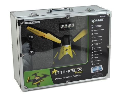 rage stinger  fpv rtf electric quadcopter drone rgr fpv racing amain hobbies