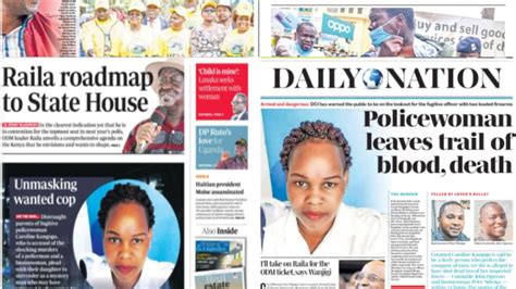 standard newspaper kenya news daily updates tuko