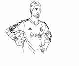 Sergio Ramos Pages Coloring Color Image1 Printable Coloringpagesonly sketch template