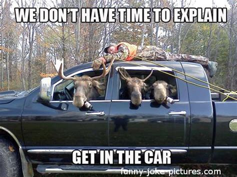 moose hunting redneck justice ~ funny joke pictures
