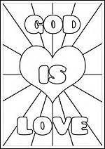 printable christian bible colouring pages  kids god  love
