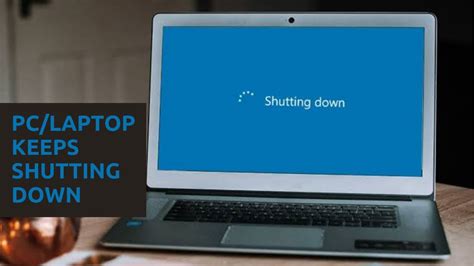 pc laptop keeps shutting down [solved] 2021 youtube