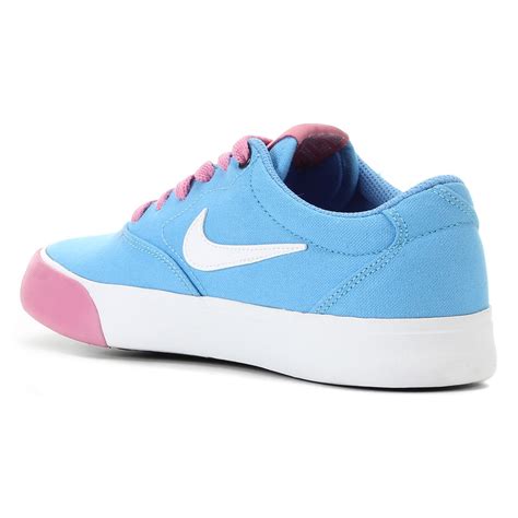 Tênis Nike Sb Charge Canvas Feminino Azul E Rosa Netshoes