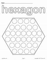 Hexagon Dot Coloring Printable Do Shapes Shape Preschool Kids Printables Preschoolers Pages Kindergarteners Recognition Toddlers Skills Practice Motor Fine Perfect sketch template