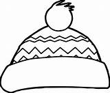 Hat Coloring Pages Nurse Winter Getcolorings Color sketch template